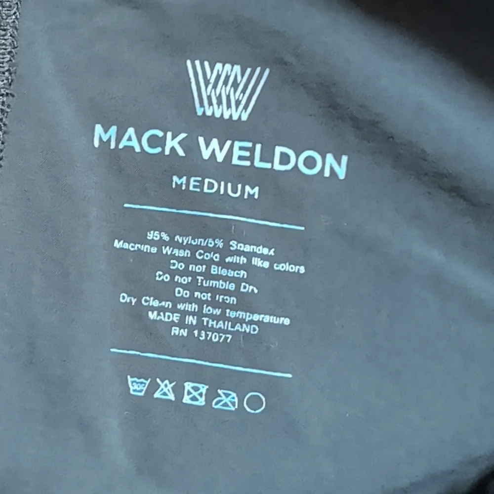 Mack Weldon 4 Way Stretch Black Athletic Performance Zip-Shorts